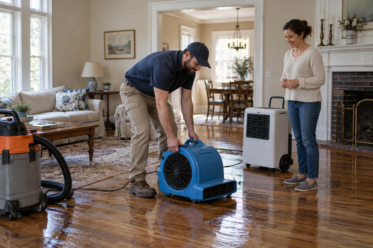 Water Extraction & Structural Drying in Providence, RI